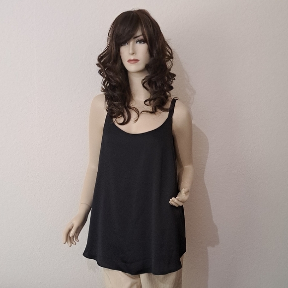Black Sleeveless Camisole with Strappy Back - Picture 11 of 16